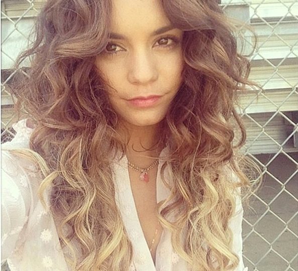 Vanessa Hudgens Does Ombre Trend Check Out Her New Blonde Tips