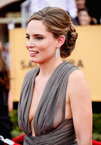 On The Red Carpet – Best Hairstyles & Makeup at the 2015 SAG Awards ...