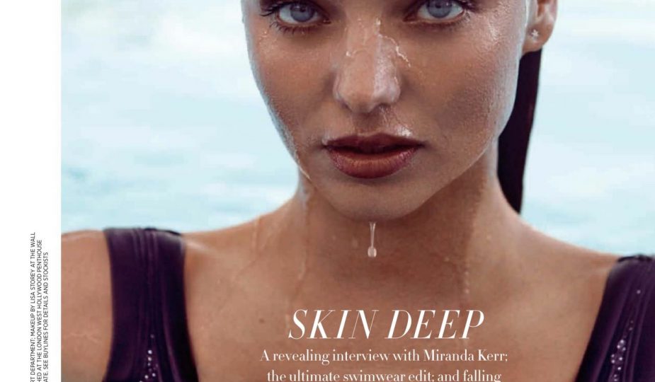 On The Cover Miranda Kerr For Harpers Bazaar Australia January