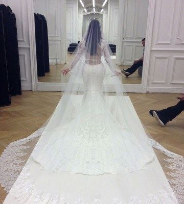 (PICS) Kim Kardashian Shows Off First Pics Of Her Givenchy Wedding ...
